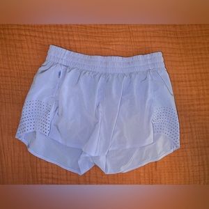 Purple Athleta 3” Hustle Shorts XS